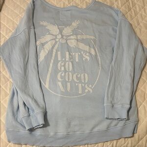 Aerie oversized off the shoulder crewneck